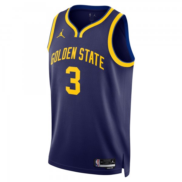 Unisex Golden State Warriors Jordan Poole Jordan Brand Navy Swingman Jersey - Statement Edition