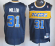 Men's Mitchell and NessIndiana Pacers #31 Reggie Miller Blue Stitched NBA Jersey