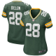 Women's Green Bay Packers #28 AJ Dillon Game Player Green Jersey