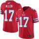 Nike Buffalo Bills #17 Josh Allen Red Youth Stitched NFL Limited Rush Jersey