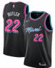 Men's Nike Miami Heat #22 Jimmy Butler Black the city Swingman Jersey