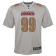 Youth Washington Commanders Chase Young Nike Gray Atmosphere Fashion Game Jersey