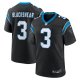 Men's Carolina Panthers Raheem Blackshear Nike Black Team Game Jersey