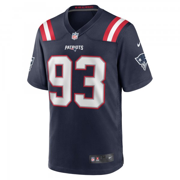 Men's New England Patriots Richard Seymour Nike Navy Retired Player Game Jersey