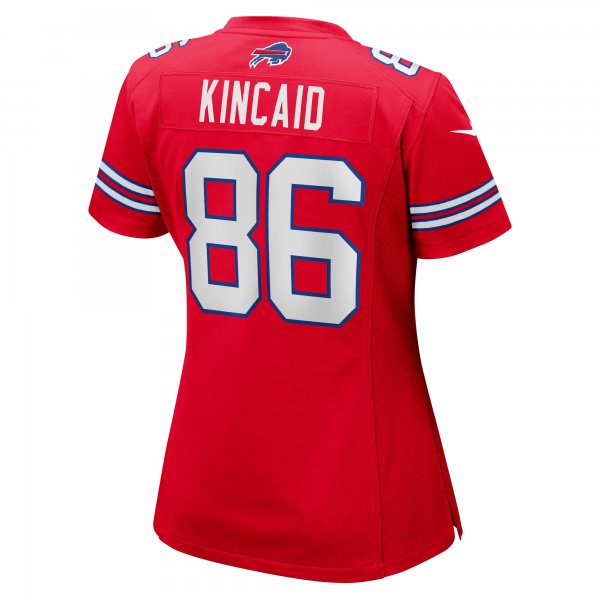 Women's Buffalo Bills Dalton Kincaid Nike Red Alternate Game Jersey