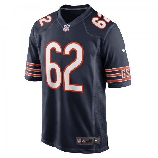 Men's Chicago Bears Lucas Patrick Nike Navy Game Jersey