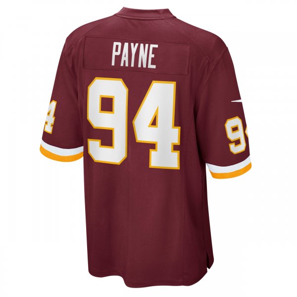 Men's Nike Daron Payne Washington Football Team Burgundy Game Player Jersey