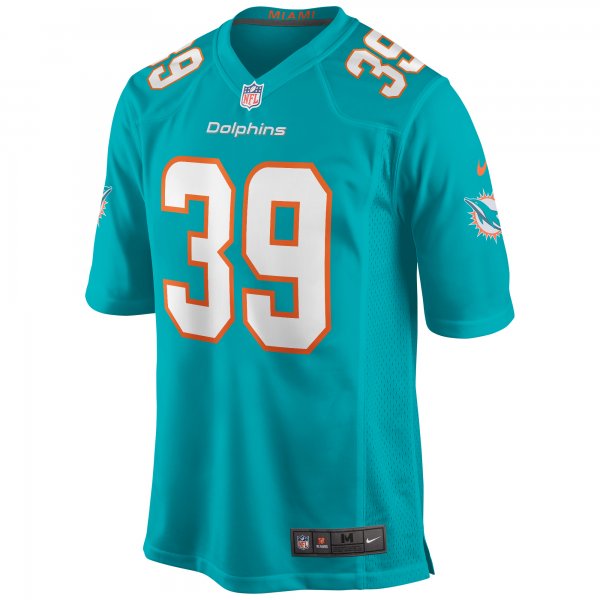 Men's Miami Dolphins Larry Csonka Nike Aqua Game Retired Player Jersey