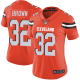 Nike Cleveland Browns #32 Jim Brown Orange Alternate Women's Stitched NFL Vapor Untouchable Limited Jersey