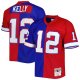 Men's Buffalo Bills Jim Kelly Mitchell & Ness Royal/Red 1990 Split Legacy Replica Jersey