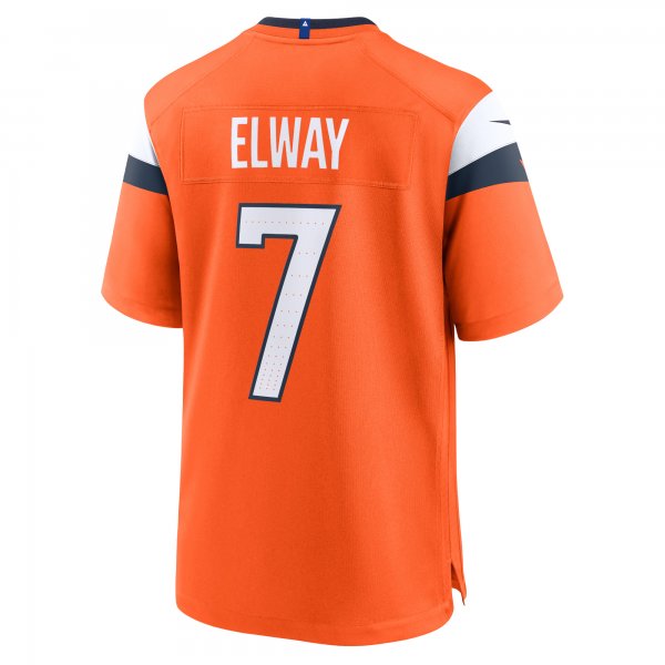 Men's Denver Broncos John Elway Nike Orange Retired Player Game Jersey