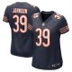 Women's Chicago Bears Quindell Johnson Nike  Navy Team Game Jersey