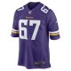 Men's Minnesota Vikings Ed Ingram Nike Purple Game Player Jersey