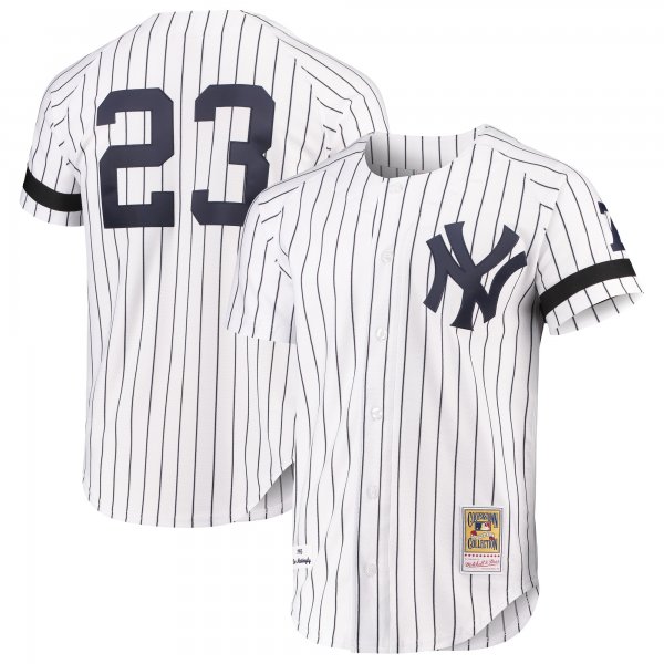 Don Mattingly New York Yankees Mitchell & Ness Cooperstown Collection Jersey - White