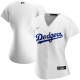 Women's Nike Los Angeles Dodgers Blank White Home 2020 MLB Jersey