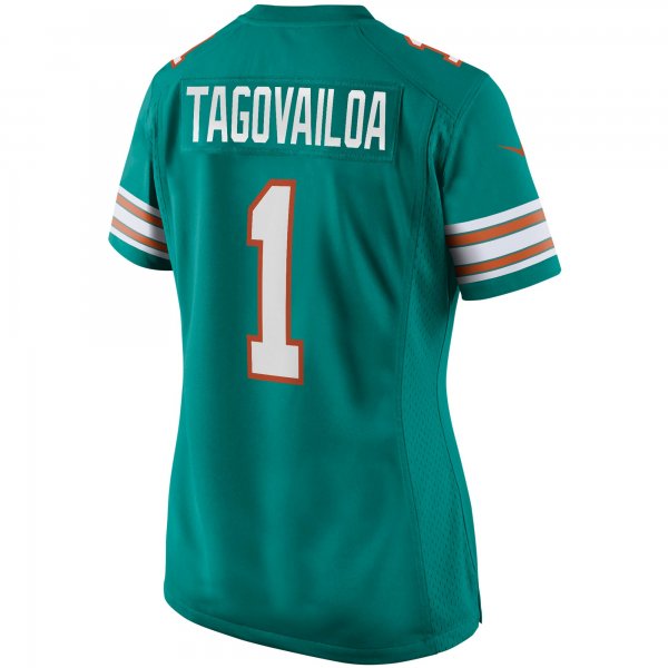 Women's Miami Dolphins Tua Tagovailoa Nike Aqua Alternate Game Jersey