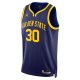 Unisex Golden State Warriors Stephen Curry Jordan Brand Navy Swingman Jersey - Statement Edition