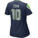 Women's Seattle Seahawks Jim Zorn Nike College Navy Game Retired Player Jersey