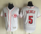 Cincinnati Reds #5 Johnny Bench White Flexbase Collection Stitched MLB Jersey