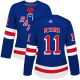 Adidas New York Rangers #11 Mark Messier Royal Blue Home Women's Stitched NHL Jersey