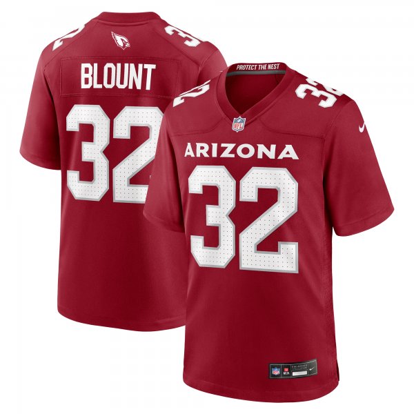 Men's Arizona Cardinals Joey Blount Nike  Cardinal  Game Jersey