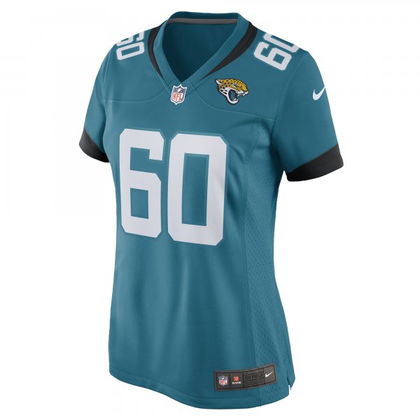 Women's Jacksonville Jaguars Darryl Williams Nike Teal Game Player Jersey