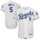 Kansas City Royals #5 George Brett White Flexbase Collection Stitched MLB Jersey