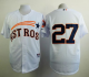 Houston Astros #27 Jose Altuve White 1965 Turn Back The Clock Stitched MLB Jersey