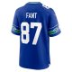 Men's Seattle Seahawks Noah Fant Nike Royal Throwback Player Game Jersey