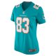 Women's Miami Dolphins Raleigh Webb Nike  Aqua Team Game Jersey