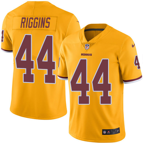 Washington Redskins #44 John Riggins Men's Limited Gold Rush NFL Nike Jersey