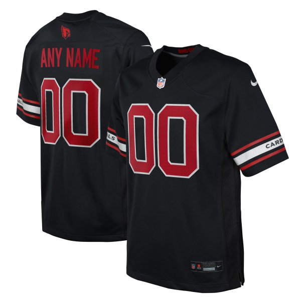 Youth Arizona Cardinals Nike Black Alternate Custom Game Jersey