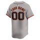 Men's San Francisco Giants  Nike Gray Away Limited Custom Jersey