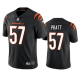 Men's Cincinnati Bengals #57 Germaine Pratt Black 2021 Vapor Limited Jersey