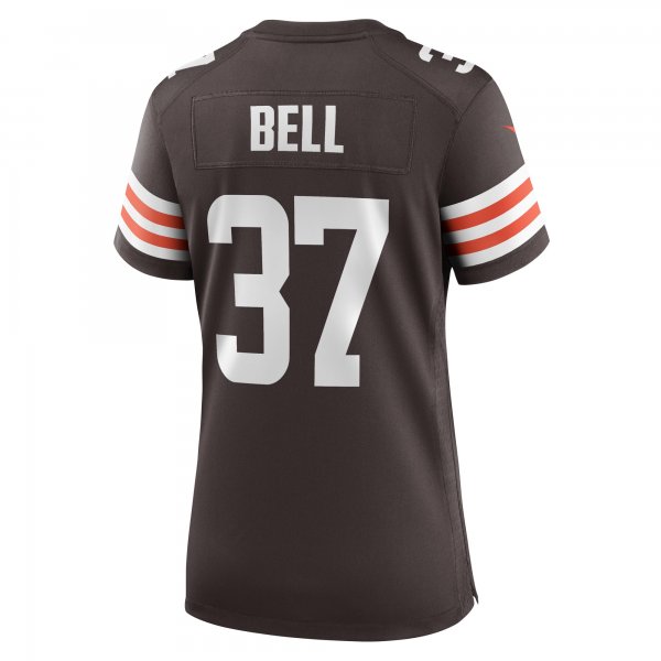 Women's Cleveland Browns D'Anthony Bell Nike Brown Game Player Jersey