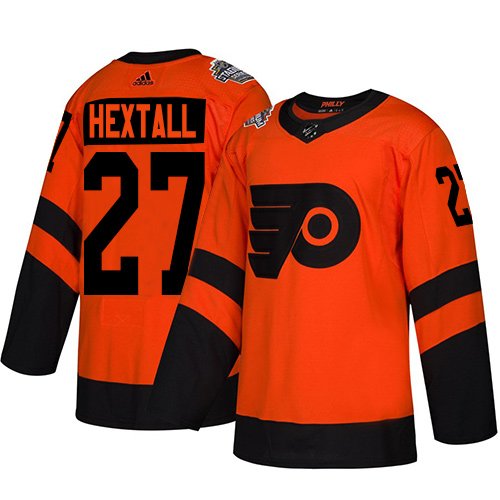 Adidas Philadelphia Flyers #27 Ron Hextall Orange 2019 Stadium Series Stitched NHL Jersey