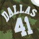 Men's Dallas Mavericks Dirk Nowitzki Mitchell & Ness Camo Hardwood Classics 1998/99 Ghost Green Swingman Jersey