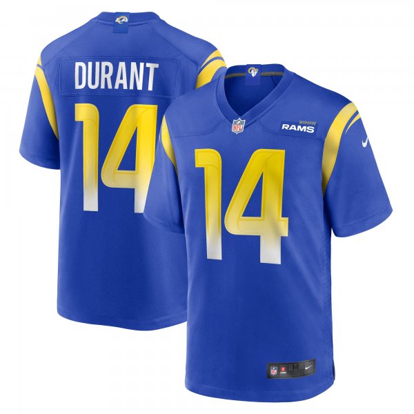 Men's Los Angeles Rams Cobie Durant Nike Royal Game Player Jersey