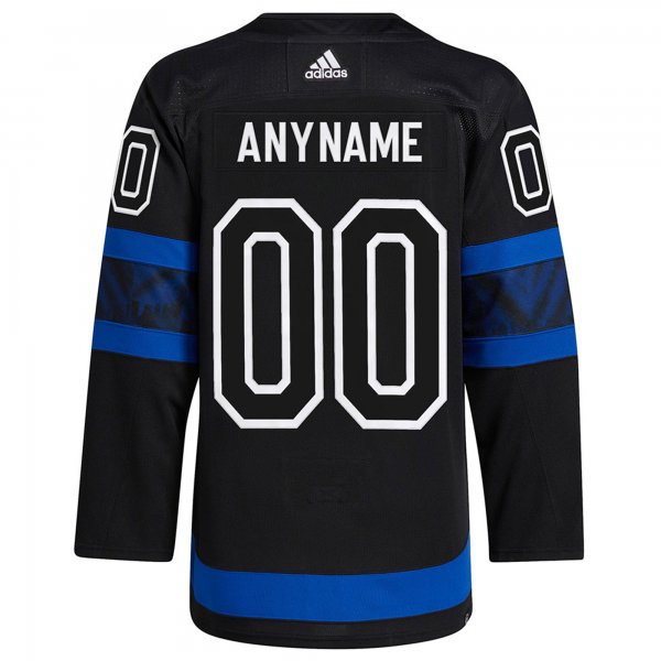 Men's adidas Black Toronto Maple Leafs x drew house Alternate Custom Jersey