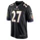 Men's Baltimore Ravens J.K. Dobbins Nike Black Game Jersey