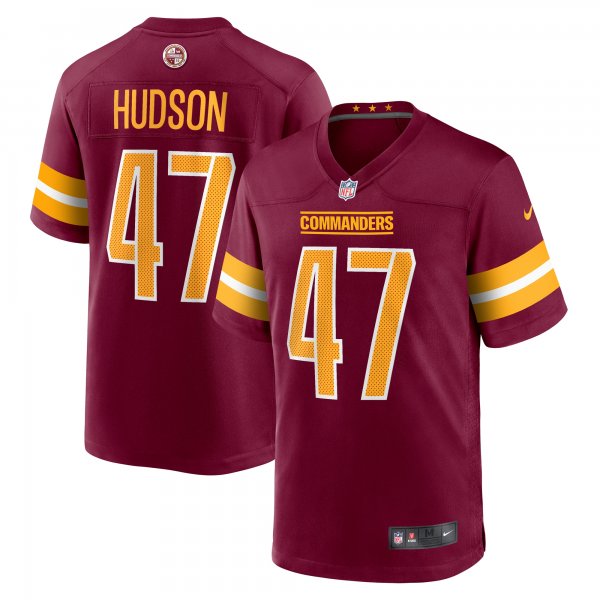 Men's Washington Commanders Khaleke Hudson Nike  Burgundy  Game Jersey