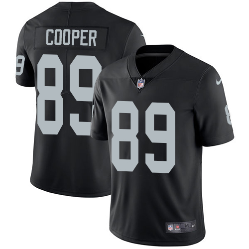 Nike Las Vegas Raiders #89 Amari Cooper Black Team Color Men's Stitched NFL Vapor Untouchable Limited Jersey