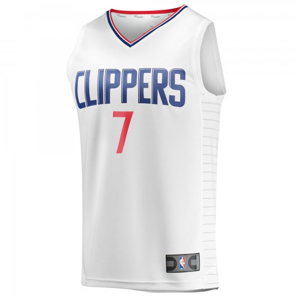 Youth LA Clippers Amir Coffey Fanatics White Fast Break Player Jersey - Association Edition