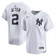 Men's New York Yankees Derek Jeter Nike White Home Limited Player Jersey