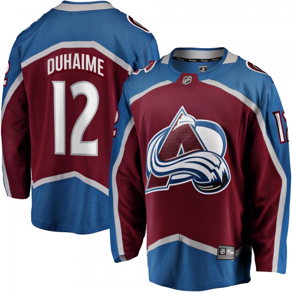 Men's Colorado Avalanche Brandon Duhaime Fanatics Maroon Home Premier Breakaway Player Jersey