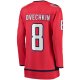 Women's Washington Capitals Alexander Ovechkin Fanatics Red Captain Patch Home Breakaway Player Jersey