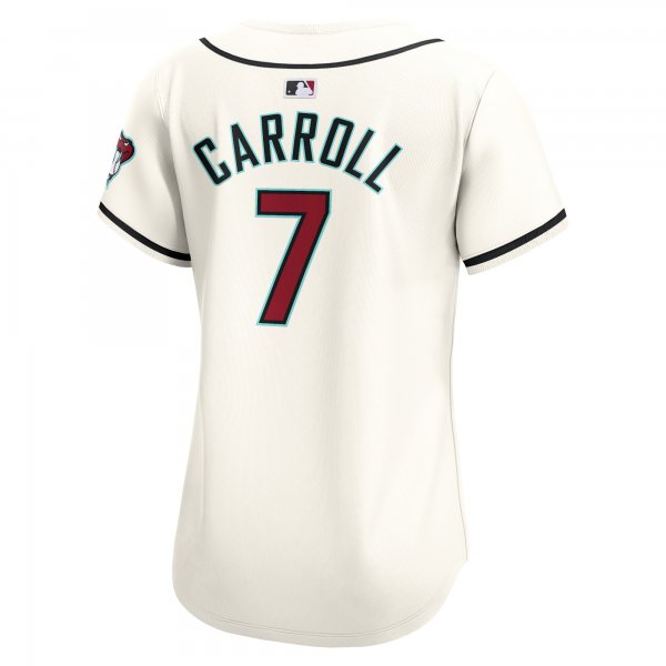 Women's Arizona Diamondbacks Corbin Carroll Nike White Home Limited Player Jersey