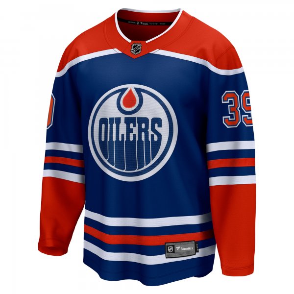 Men's Edmonton Oilers Sam Carrick Fanatics Royal Home Premier Breakaway Player Jersey