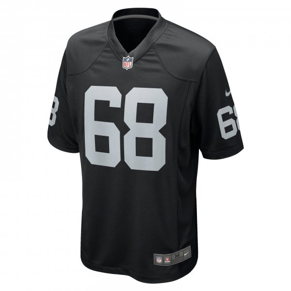 Men's Las Vegas Raiders Andre James Nike Black Game Jersey