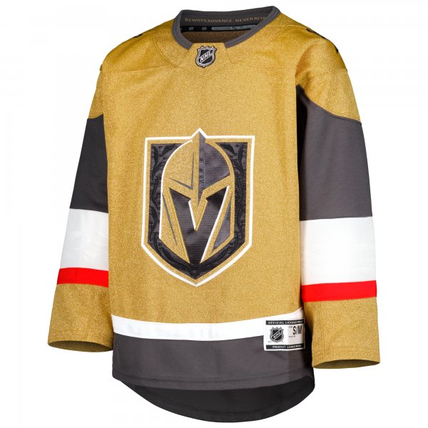 Youth Vegas Golden Knights Gold 2021/22 Home Premier Jersey